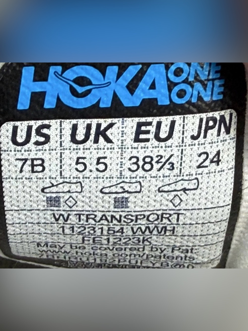 Hoka 💅 Transport Cordura Women’s Hiking Running Athletic White 1123154 WWH NEW - Picture 10 of 13